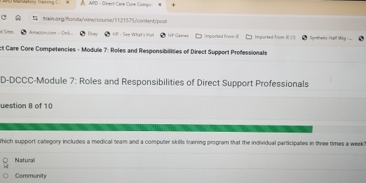 APD Mandatory Training x APD - Direct Care Core Compo train.org/florida ...