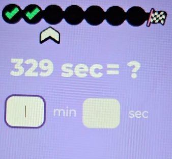 5° sec= ?
| min sec