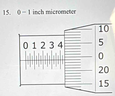 0-1 inch micrometer