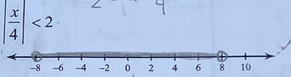 | x/4 |<2</tex>