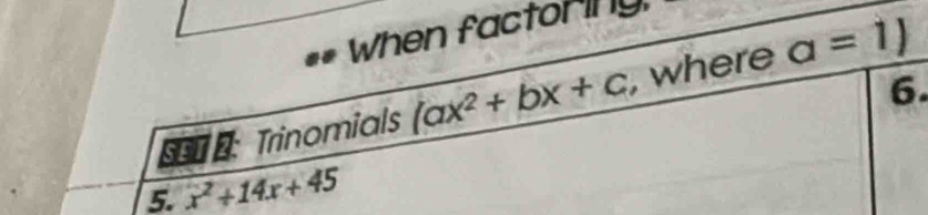 factoring.
.