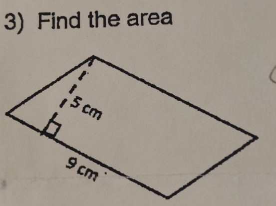 Find the area