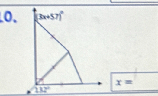 (3x+57)^circ 
x=
132°