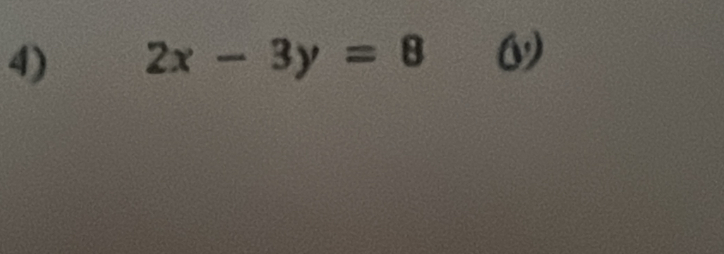 2x-3y=8 6 :