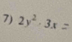 2y² 3x =