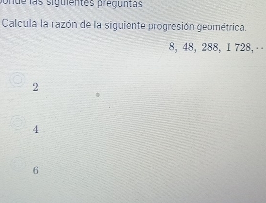 Solved: ponde las siguientes préguntas. Calcula la razón de la ...