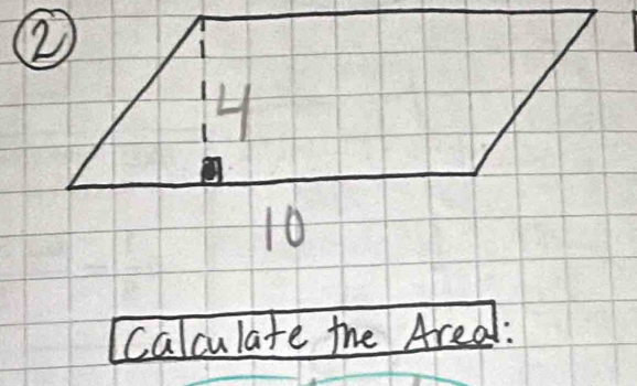 calculate the Areal: