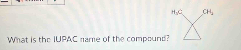 What is the IUPAC name of the compound