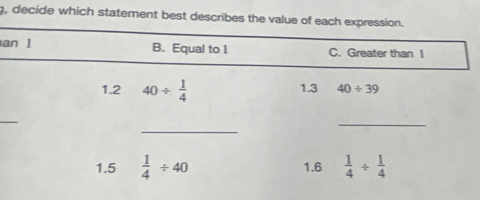 g, decide which statement best describes the v
a