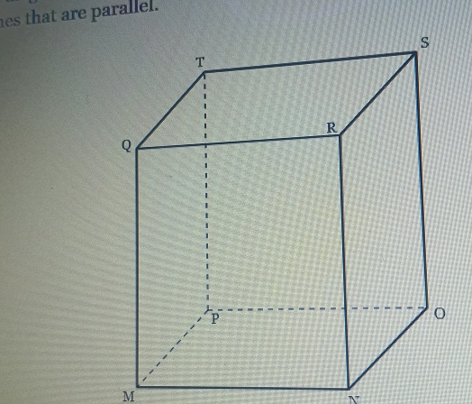 es that are parallel.
M