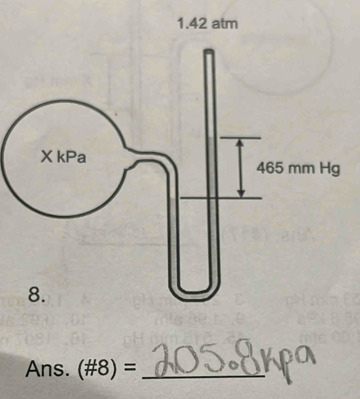 Ans. (# 8)= _