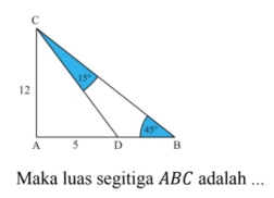 Maka luas segitiga ABC adalah ...