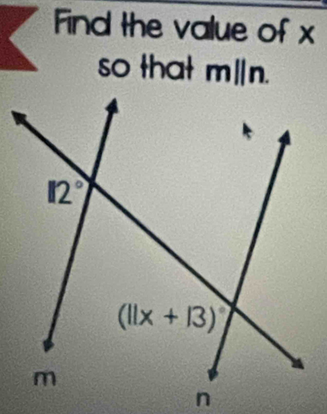 Find the value of x
so that m|n.