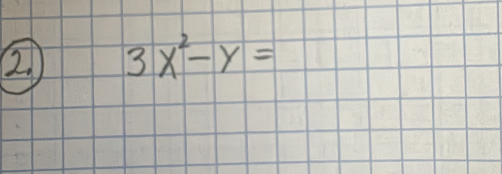 3x^2-y=