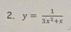 y= 1/3x^2+x 