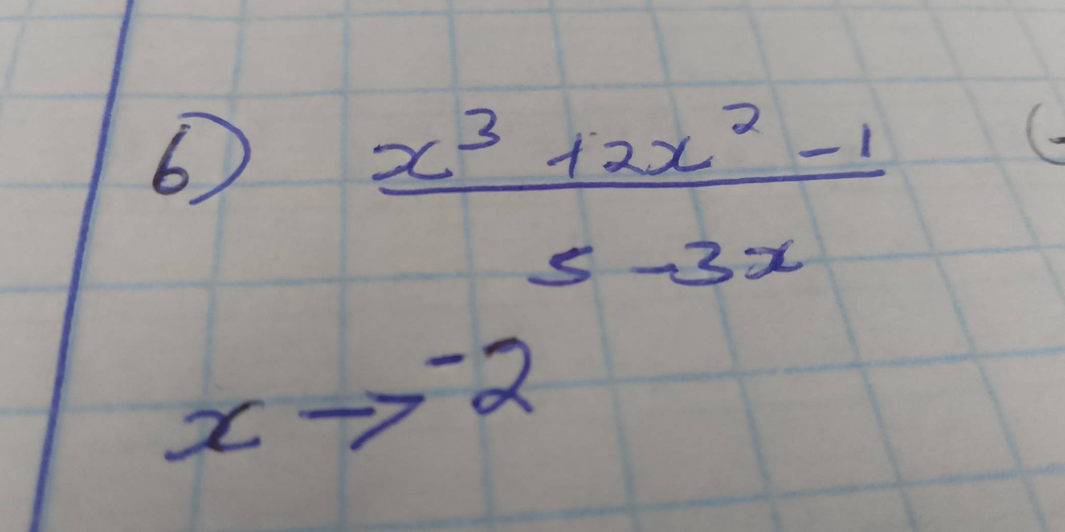 6
 (x^3+2x^2-1)/5-3x 
2
x 7