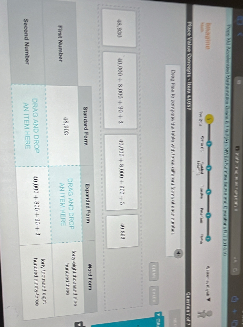 Solved: math imaginelearning com A M Accelerated Mathematics Grade 6 1 ...