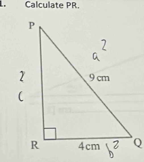 Calculate PR.