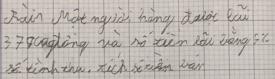 xain Màt ngià háng dalà kāi 
37pcaing à nà tàn ōu eoàng 
3E tinh the, tich sn an bān