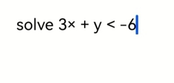 solve 3x+y