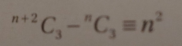 ^n+2C_3-^nC_3equiv n^2