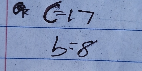 c=17
b=8