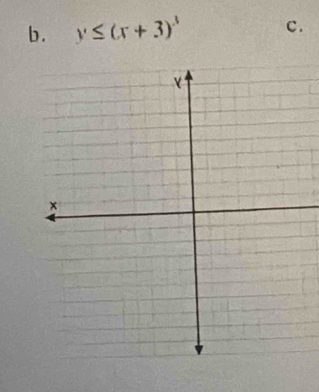 y≤ (x+3)^3
C .