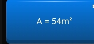 A=54m^2