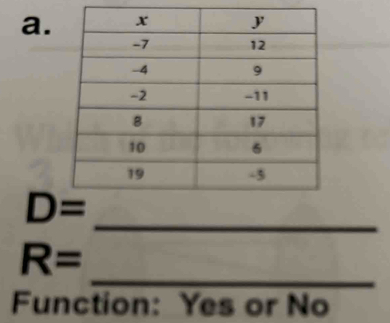 D=
_
R=
Function: Yes or No