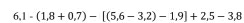 6,1-(1,8+0,7)-[(5,6-3,2)-1,9]+2,5-3,8