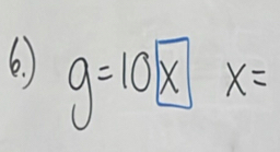 g=10boxed xx=