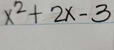 x^2+2x-3