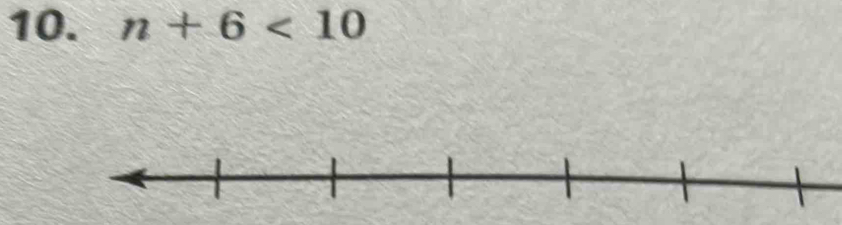 n+6<10</tex>