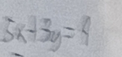 5x+3y=4