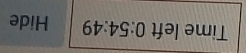 Time left 0:54:49 Hide