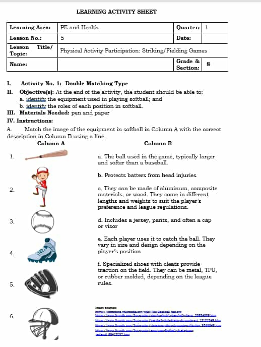 Solved: LEARNING ACTIVITY SHEET II. Objective(a): At the end of the ...