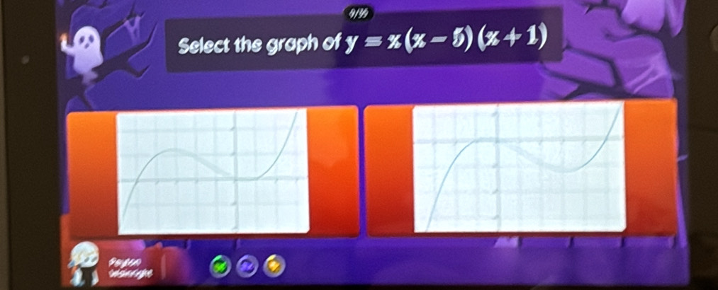 Select the graph of y=x(x-5)(x+1)