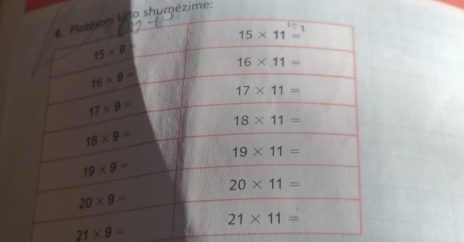 shumēzime:
21* 9=