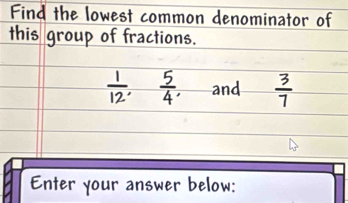 Cnter 
ir answer below: