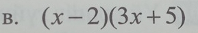 (x-2)(3x+5)