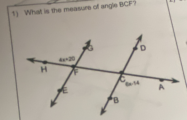 What is the measure of angle BCF?