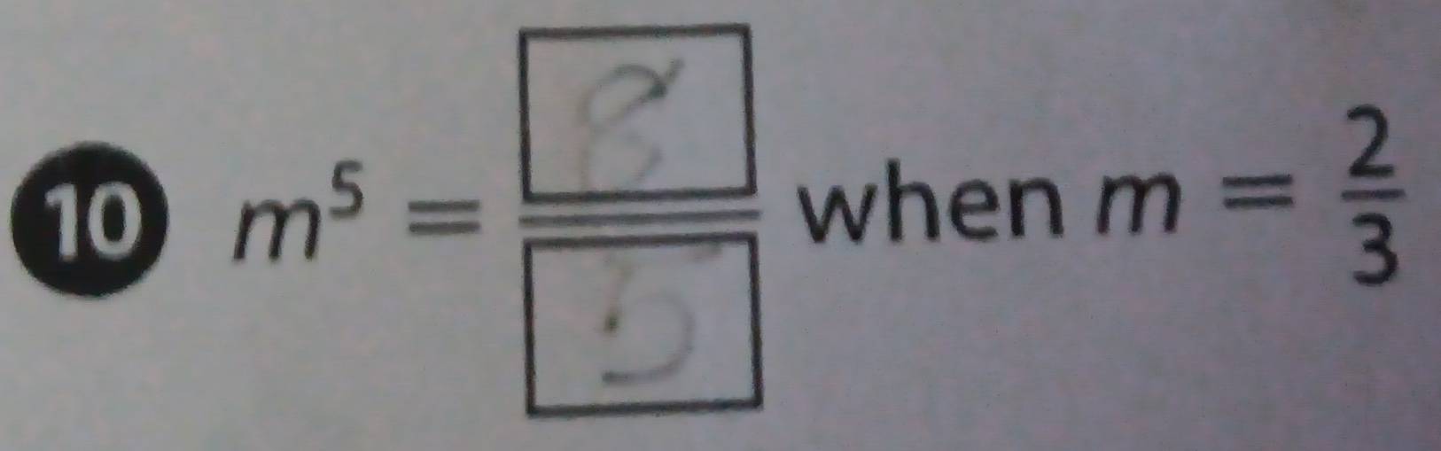 10 -B when m= 2/3 