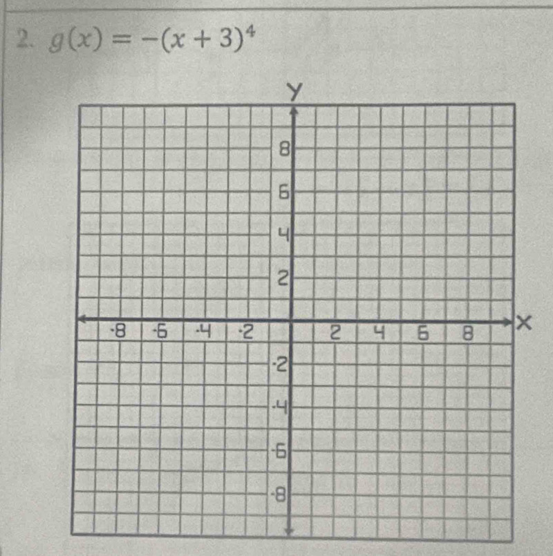 g(x)=-(x+3)^4