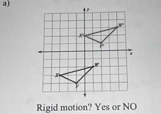 Rigid motion? Yes or NO