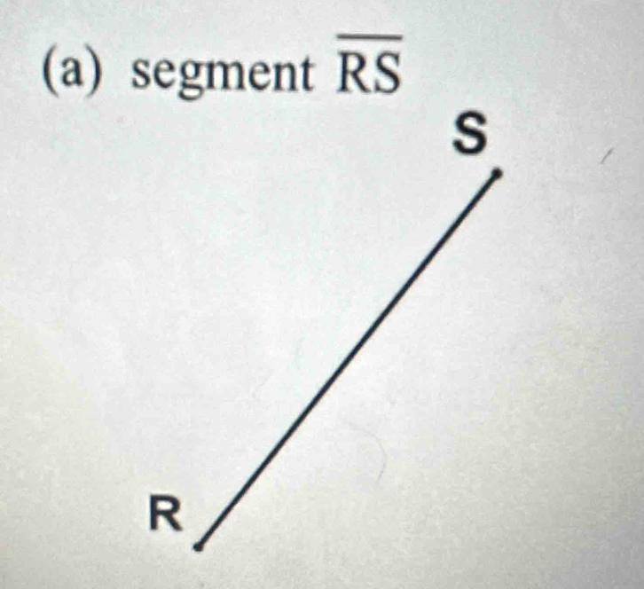 segment overline RS