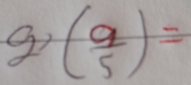 g'( 9/5 )=