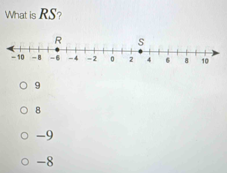 What is RS?
9
8
-9
-8