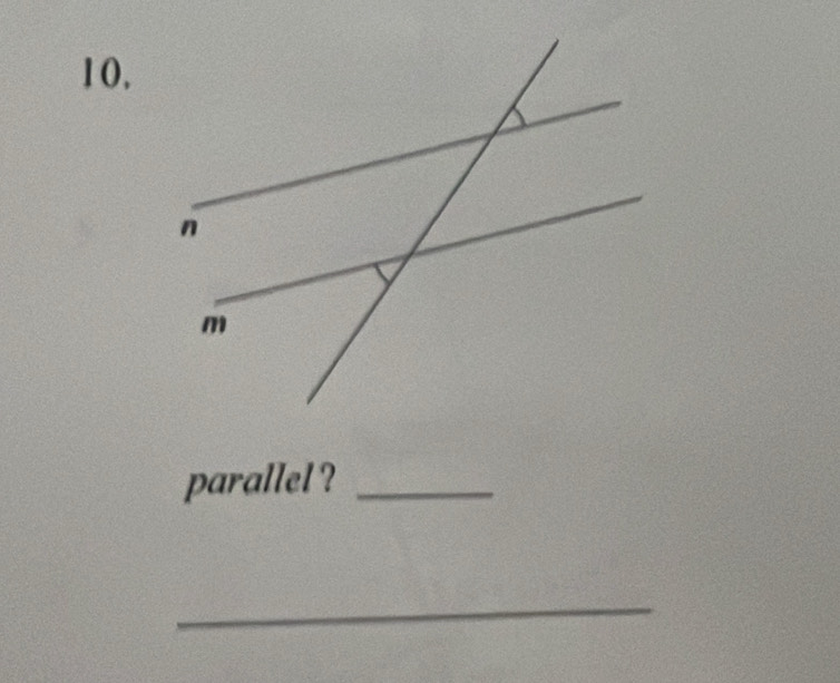 parallel ?_ 
_