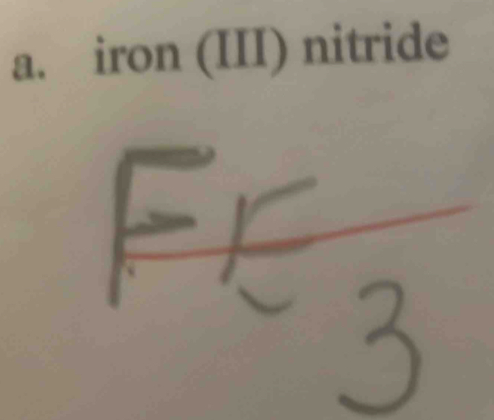 iron (III) nitride