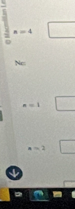 1 n=4 □
Nes
n=1 □
n=2 □